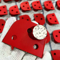 Segment de meulage diamanté de qualité européenne, forme trapézoïdale, pour béton et terrazzo