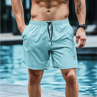 2025 été hommes décontracté Shorts de plage imperméable Spandex / Polyester mi-taille imprimé Shorts de plage