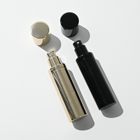 Botella de Perfume de Aluminio de 10 ml al por Mayor, Personalizable, con Tapa Magnética, Superficie Negra Dorada Brillante, Logotipo Personalizado OEM Disponible