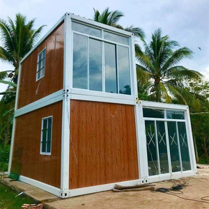 Casa Container di Lusso Prefabbricata su Misura, <span class=keywords><strong>Moduli</strong></span> da 20ft e 40ft, Stile Fattoria, Alta Qualità, Prezzo di Fabbrica - Product Image 1