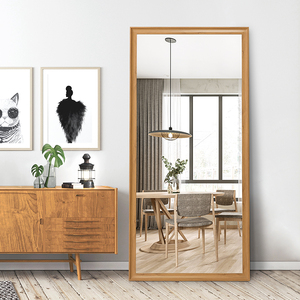 Full Length Mirror Floor Full Body Mirror Frame Vertical Wall Hanging Mirror Decoration Living Room Bedroom Cloakroom
