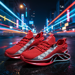 Chaussures de course décontractées de luxe pour hommes, semelle extérieure en TPU, légères, antidérapantes, respirantes, mode, printemps-hiver - Product Image 1