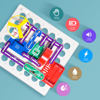 Blocs de circuits électroniques de physique STEM, 335 expériences, kit d'assemblage DIY, jouet éducatif pour enfants, kit d'apprentissage scientifique