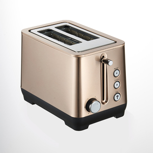 <span class=keywords><strong>Tostadora</strong></span> de pan eléctrica KRON, máquina de acero inoxidable de 2 rebanadas con función automática, bandeja extraíble para migas, gran oferta para el hogar - Product Image 3