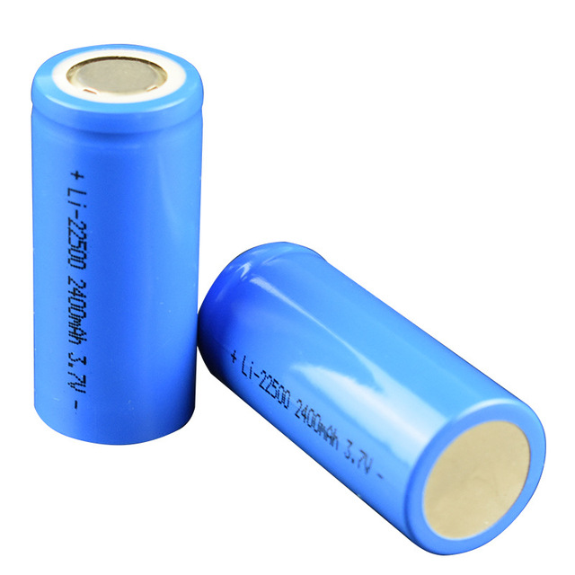Rechargeable 22500 Li-ion Battery 3.7V 2400mAh for Laptop LED Flashlight-in Stock