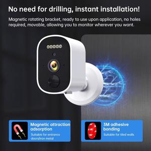 Cámara WiFi Solar Inteligente Tuya de 4MP para Exteriores, Bajo Consumo, con Giro e Inclinación, Audio Bidireccional, Sensor CMOS Gran Angular, Visión Nocturna, IP65, <span class=keywords><strong>Tarjeta</strong></span> <span class=keywords><strong>SD</strong></span> - Product Image 5