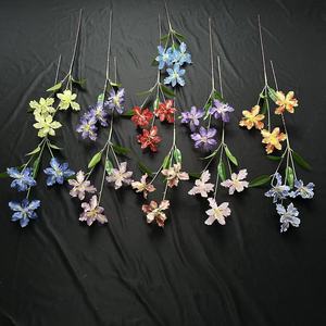 Bouquet de fleurs d'iris artificielles Junheyuan en soie, branche unique, décoration d'intérieur - Product Image 2