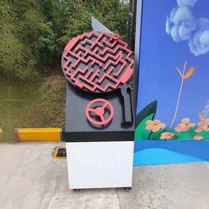 Puzzle drôle en métal durable boule de réaction de gravité <span class=keywords><strong>jeu</strong></span> de labyrinthe de piste 3D pour jouet de poussoir de pièce de monnaie pour stand de carnaval de parc d'attractions - Product Image 6