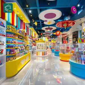 Estante <span class=keywords><strong>de</strong></span> exhibición <span class=keywords><strong>de</strong></span> dulces giratorio personalizado, vitrina <span class=keywords><strong>de</strong></span> quiosco <span class=keywords><strong>de</strong></span> galletas, accesorio para aperitivos, mostradores <span class=keywords><strong>de</strong></span> exhibición <span class=keywords><strong>de</strong></span> algodón <span class=keywords><strong>de</strong></span> azúcar para dulces - Product Image 2