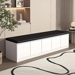 Banc <span class=keywords><strong>de</strong></span> rangement mural multifonctionnel moderne en bois avec revêtement souple, armoire à chaussures pour studios <span class=keywords><strong>de</strong></span> <span class=keywords><strong>danse</strong></span>, centres <span class=keywords><strong>de</strong></span> yoga, gymnases, écoles - Product Image 2