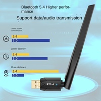   Adaptador USB Externo para Computadora sin Controladores, para Auriculares, Ratón y Teclado, Recepción y Transmisión de 150M BT09