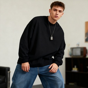 Camiseta Deportiva TKAN582D 100% Algodón, Estilo Urbano, Cuello Redondo, Hombros Caídos, Estampado Personalizado con Logotipo, Gruesa, Lisa, para Hombre - Product Image 1