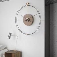 Horloge murale en métal au Design nordique, montre de luxe, décoration de maison moderne, à la mode minimaliste, nouveau, collection 2020