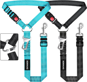 Arnés de Seguridad para Perros Extraíble y Transpirable para Automóvil, 3 en 1, Correa de Seguridad para Mascotas, Correa Deportiva Ajustable y Retráctil - Product Image 1