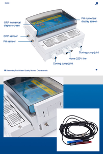 เครื่องมือทดสอบคุณภาพน้ำและปั๊มน้ำสำหรับสระว่ายน้ำคุณภาพสูง ผลิตโดยโรงงานวอเตอร์คราวน์ จากกวางตุ้ง ใช้ไฟ AC 100-240V ทำจากพลาสติก - Product Image 5