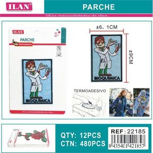 Patch biochimique thermocollant ILAN 9x6,1cm pour vêtements - Product Image 1