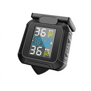 Sensor TPMS Universal Inalámbrico con Energía Solar, Monitor de <span class=keywords><strong>Presión</strong></span> de Neumáticos para Motocicleta, Impermeable IPX7, Alarma en Tiempo Real - Product Image 4