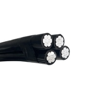 Cable Subterráneo de Aluminio Triplex 600V 4/0 2/0 para Entierro Directo