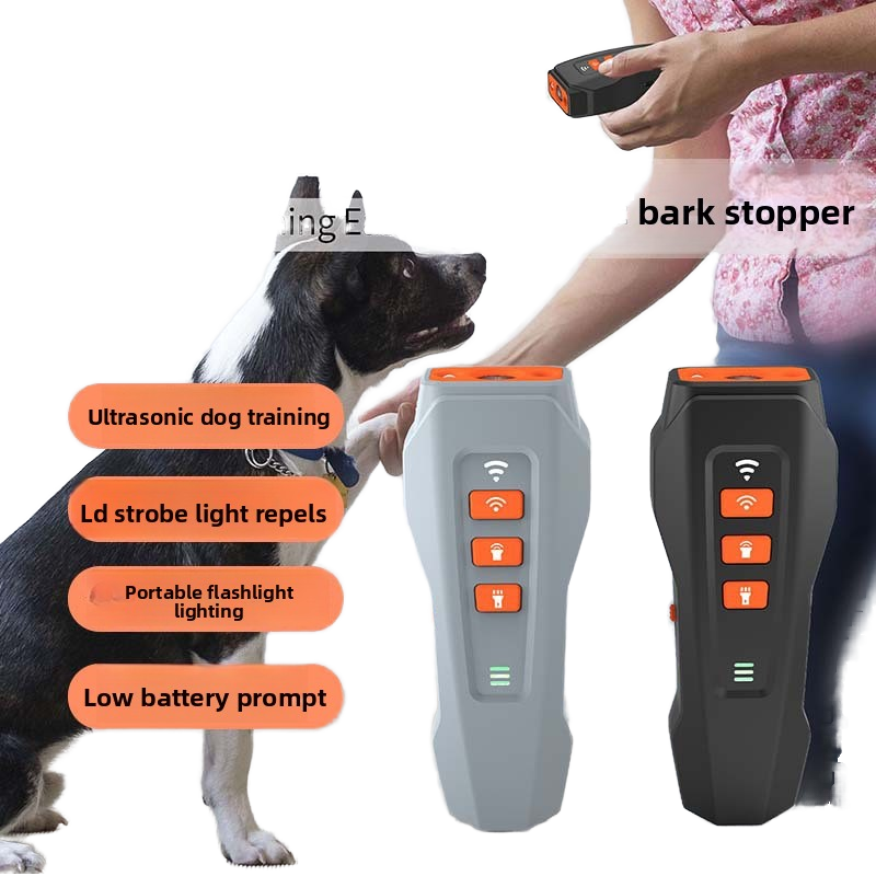 Premium 10 Meters Remote Control Dog Bark Stopper - Ultrasonic Anti-Bark Deterrent Device | Wangyang