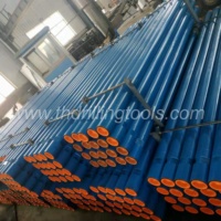 Tige de forage en acier au carbone forgé DTH, Ø ext. 89 mm, ép. 6 mm, joints boîte-à-boîte, longueur 1,5 m-6 m, outil de forage pour puits