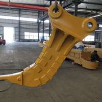 Dents de déchiqueteur pour excavatrice bleues de qualité supérieure fabriquées en Chine pour 20-70 tonnes, garantie 1 an, testées et inspectées