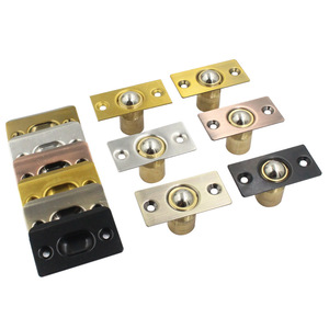 Loquets de porte Jin Aoding en acier inoxydable, réglables, à ressort, dissimulés, à fixation murale, modernes et simples, six couleurs disponibles - Product Image 5