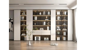 Libreria per Ufficio Domestico in Stile Moderno - Vendita Diretta dalla Fabbrica, Personalizzazione Completa della Casa, Ecologica, ENF, Salvaspazio, Legno Durevole - Product Image 3
