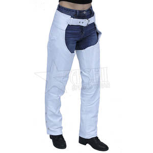 Course de chevaux 2024 hommes équitation cuir sport complet 2024 haute qualité dames cuir Chaps - Product Image 4