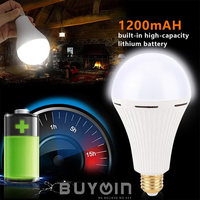 Lámparas led bombillas de emergencia W 9W 12W 15W E27 B22 lámpara Bombilla Lampadas Focos Material Lampara Led recargable led Bombilla