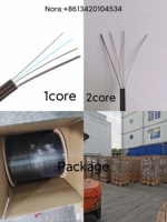 Precio de fábrica FTTH Drop Cable de 1 hilo fibra optica roll 4 Core GJYXCH GJYXFCH 1 Core 2 Core 1KM 2KM Cable de caída de fibra óptica