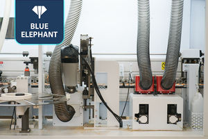 Machine de chantournage entièrement automatique 450SG, vitesse d'alimentation maximale de 23 m/min avec préchauffage à air chaud et suivi de profil - Product Image 3