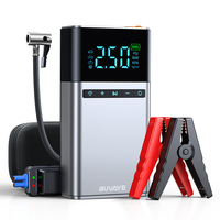 Booster Baterai Mobil Darurat Portabel 4-in-1 1500A Power Bank USB dengan Lampu LED Jump Starter Pompa Ban Mobil Kit Sepeda Motor EVA