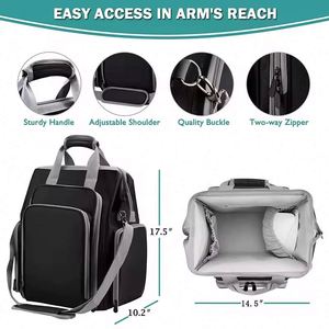 Free Sample Factory Large <b>Nail</b> <b>Polish</b> <b>Organizer</b> Storage Case <b>Nail</b> <b>Polish</b> Holder Bag Travel Carrying Case Fits All <b>Nail</b> Supplies - Product Image 6