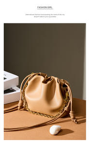 Sac à main pour femme Amiqi SQ-01 en cuir véritable, design de créateur, bandoulière, sac de luxe, sac à chaîne en cuir véritable - Product Image 4