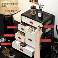 Boîte de rangement pour cosmétiques GY281, design élégant, pour la maison, la chambre à coucher, la commode, les produits de soin de la peau, les masques, grande capacité, anti-poussière