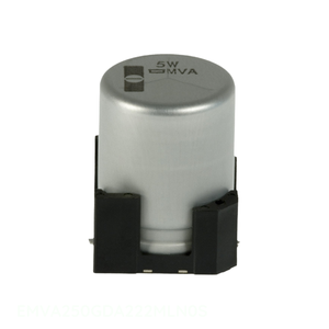 ตัวเก็บประจุแบบติดผิว SMD รุ่น EMVA250GDA222MLN0S ของแท้ 2200 ไมโครฟารัด อลูมิเนียม 2200UF 20% 25V - Product Image 1