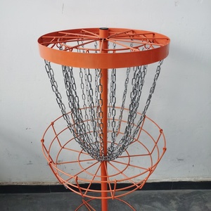 Commercio all'ingrosso personalizzabile della fabbrica 24 catena all'aperto del corso del disco di volo del cestino del bersaglio del cestino di <span class=keywords><strong>Golf</strong></span> Set per il foro - Product Image 2