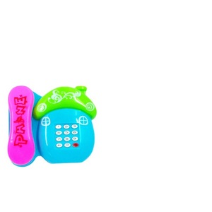 Juguete musical con forma de hongo para niños de 0 a 24 meses, teléfono simulado de plástico, juguete educativo unisex - Product Image 4