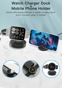 Cargador Magnético USB 2 en 1 Portátil para Relojes Inteligentes <span class=keywords><strong>Amazfit</strong></span> Bip 6/<span class=keywords><strong>Amazfit</strong></span> <span class=keywords><strong>Active</strong></span> 2 Square/<span class=keywords><strong>Active</strong></span> 2, Base de Carga - Product Image 5