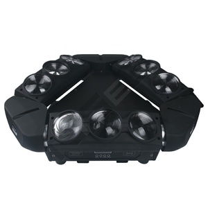 9x12W RGBW 4in1 tam giác nhện chùm dẫn di chuyển đầu sân khấu Đèn sân khấu Chất lượng cao cấp đèn sân khấu cho buổi biểu diễn và sự kiện - Product Image 1