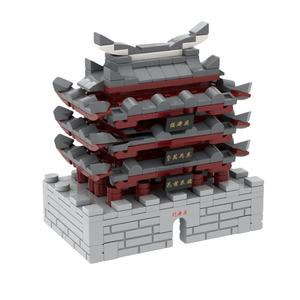 Ensemble de blocs de construction en plastique MOC personnalisés et créatifs représentant des bâtiments historiques pour les expositions et les cadeaux commémoratifs - Product Image 1