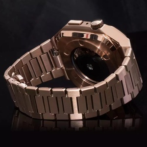 Funda <span class=keywords><strong>de</strong></span> armadura <span class=keywords><strong>de</strong></span> acero inoxidable para <span class=keywords><strong>Apple</strong></span> <span class=keywords><strong>Watch</strong></span>, correa <span class=keywords><strong>de</strong></span> Metal <span class=keywords><strong>de</strong></span> 44mm y 45mm para iWatch Series <span class=keywords><strong>7</strong></span>, 6 SE, parachoques <span class=keywords><strong>de</strong></span> Metal modificado - Product Image 4