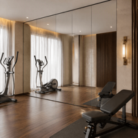 Large Full Wall Mirror Copper Free Silver Glass Dance Studio Gym Bedroom Wardrobe Wall Mirror