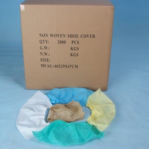 Protège-chaussures de sécurité bleu ciel 30g antidérapants anti-poussière jetables pour usage général 2000 pièces par carton - Product Image 3