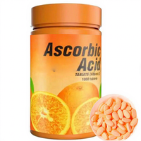 VitaSpring Acide Ascorbique Vitamine C Qualité Alimentaire Complément Éclaircissant pour la Peau 1000mg Comprimés d'Acide Ascorbique Vitamine C