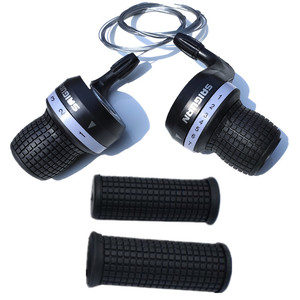 Nanqis – leviers de vitesses de vélo, diamètre intérieur de 22.2mm, poignées antidérapantes pour vélo de montagne, 6, 7, 18, 21 vitesses, accessoires de cyclisme - Product Image 2