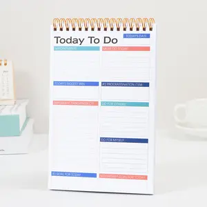 Indice di tendenza 99% note adesive colorate dell'agenda per fare la lista dei Memo pad il pianificatore di Notebook personalizzato ha pubblicato il blocco note
