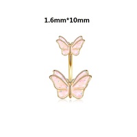 Anneau de nombril en acier chirurgical avec zircon cubique, anneaux de nombril clicker, piercings de nombril pour femmes, bijoux de piercing de nombril, lot