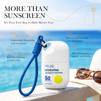 Crème solaire visage SPF 50 à usage quotidien, format voyage, hydratante, protection UVA/UVB, sans traces blanches, non grasse, marque privée