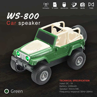 Mini haut-parleur de voiture WS-800 5W, haut-parleur sans fil portable, produit promotionnel à succès, haut-parleur Bluetooth